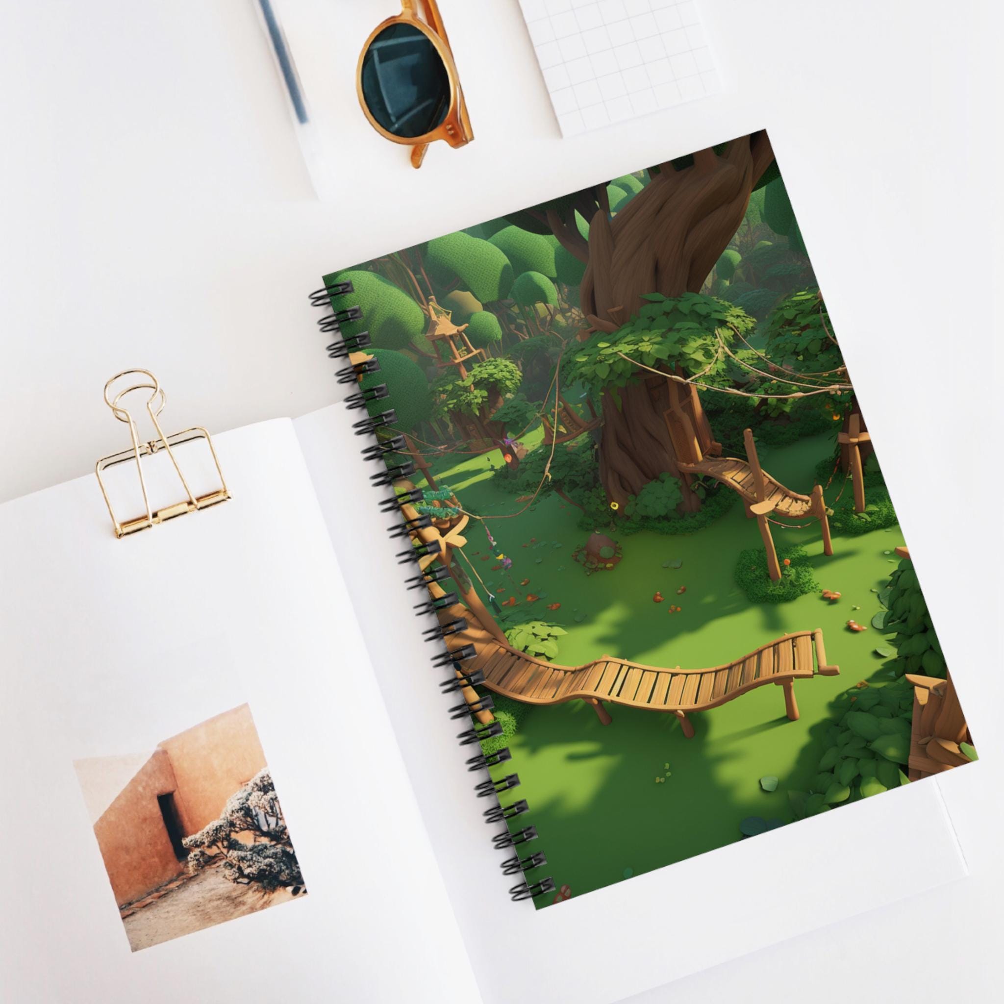 Jungle Play Paradise Spiral Notebook, Ruled Line Journal, Artistic ...