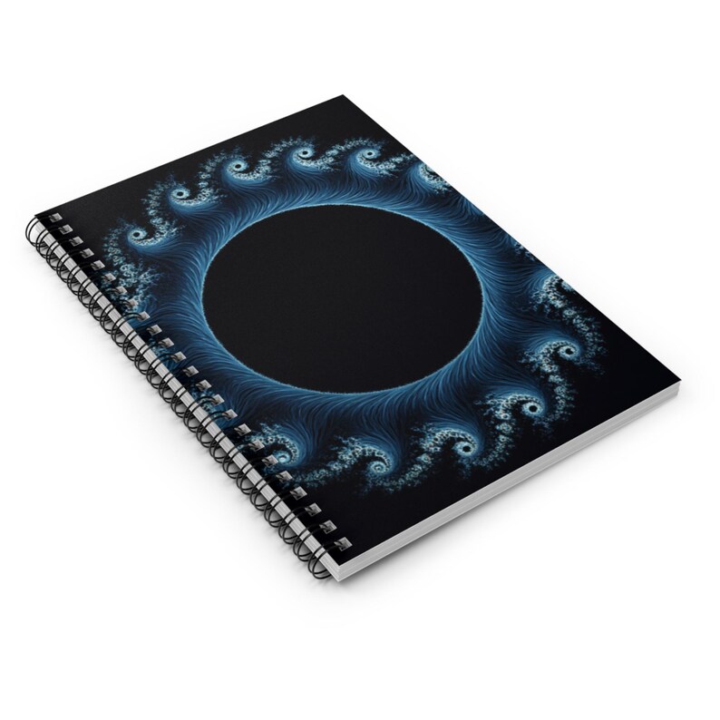 Matrix Ruled Diary Ripple Mesh Matrix Spiral Notebook, Ruled Line Journal, Artistic ...
