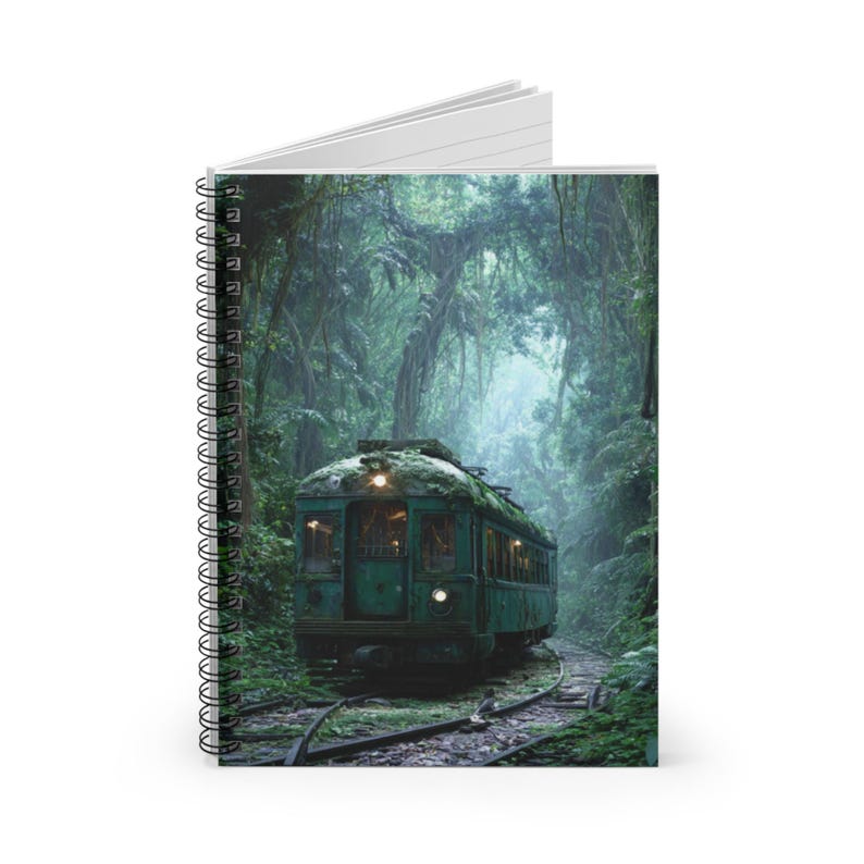 Jungle Rail Adventure Spiral Notebook, Ruled Line Journal, Artistic ...