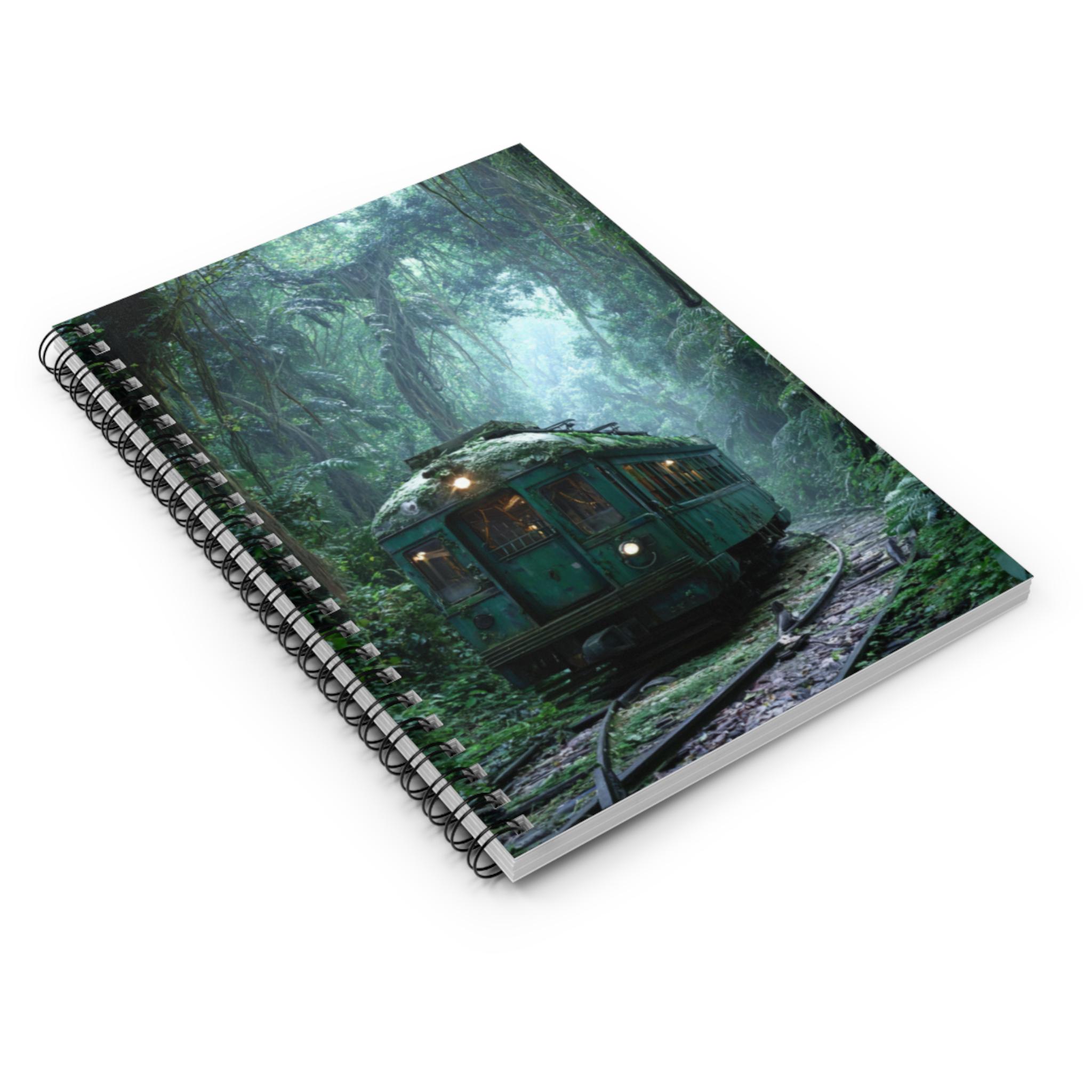Jungle Rail Adventure Spiral Notebook, Ruled Line Journal, Artistic ...