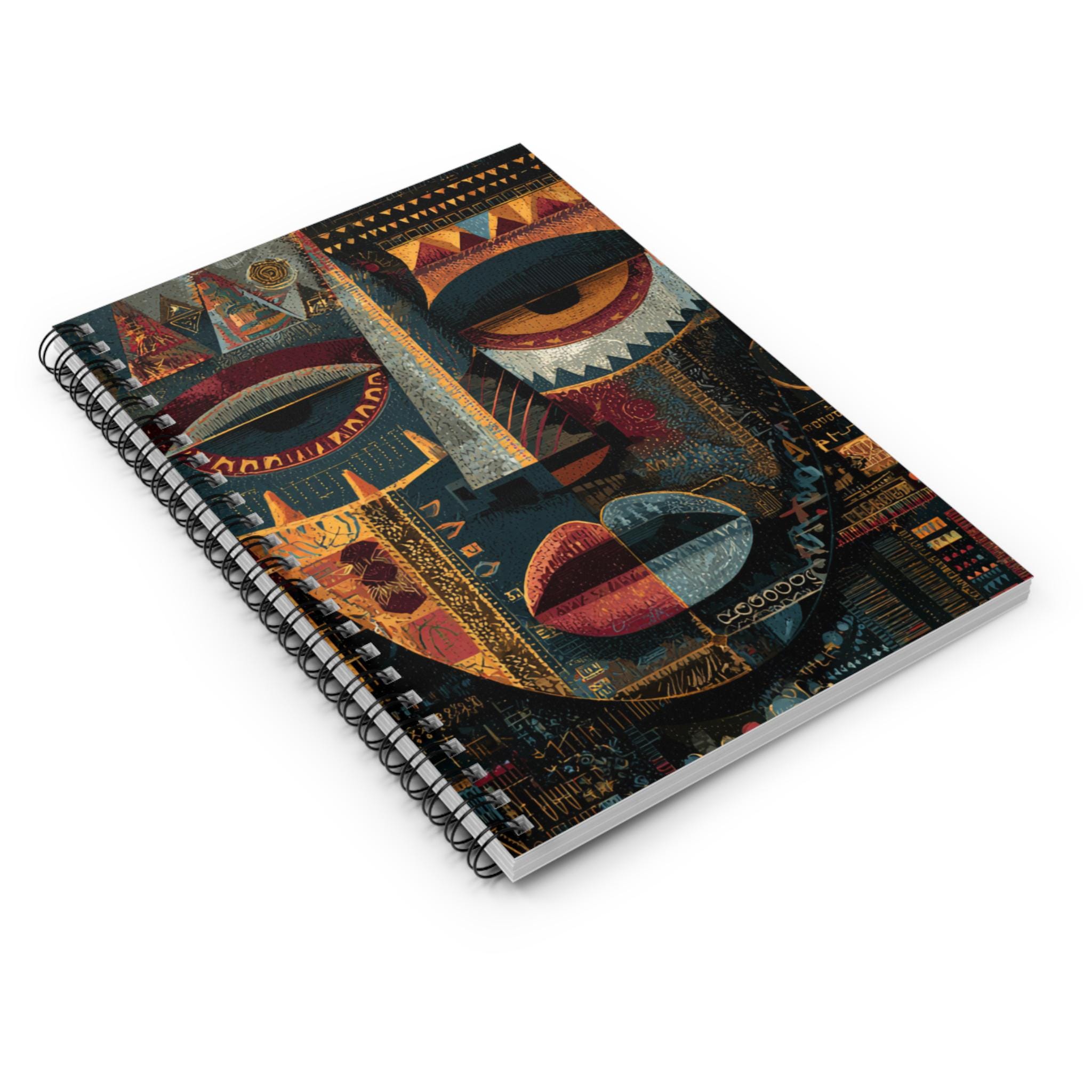 Graffiti Mural Art Spiral Notebook, Ruled Line Journal, Artistic ...
