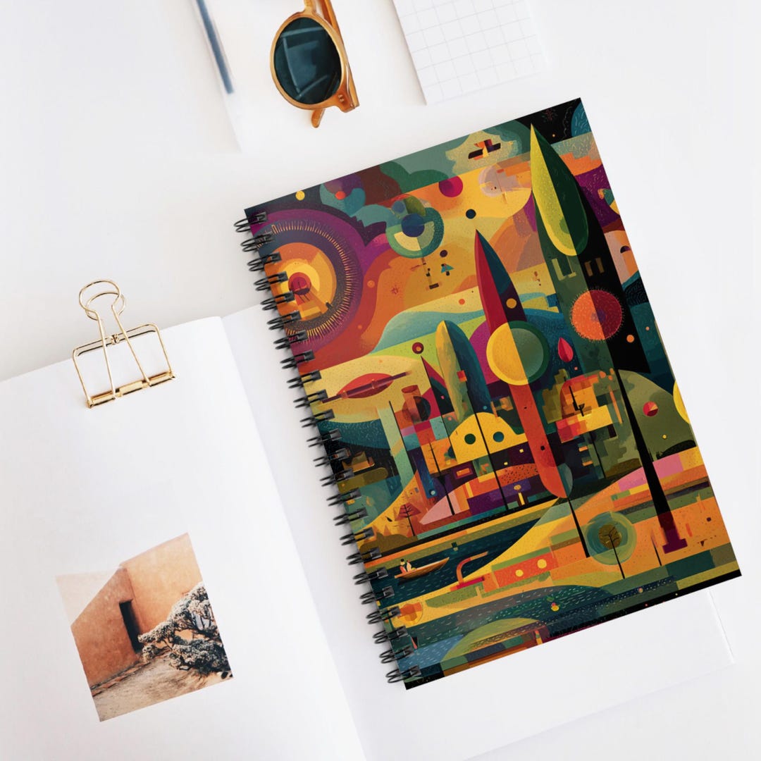 Surreal Symbolism Spiral Notebook, Ruled Line Journal, Artistic ...