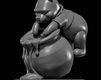 Winnie The Pooh STL file for 3D Printing