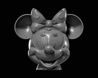 Minnie Mouse Planter,Container&Pencil Holder STL file for 3D Printing