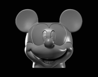 Mickey Mouse Planter,Container&Pencil Holder STL file for 3D Printing