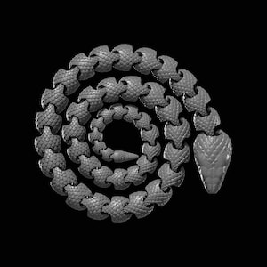 Flexi Snake STL-fil för 3D-utskrift