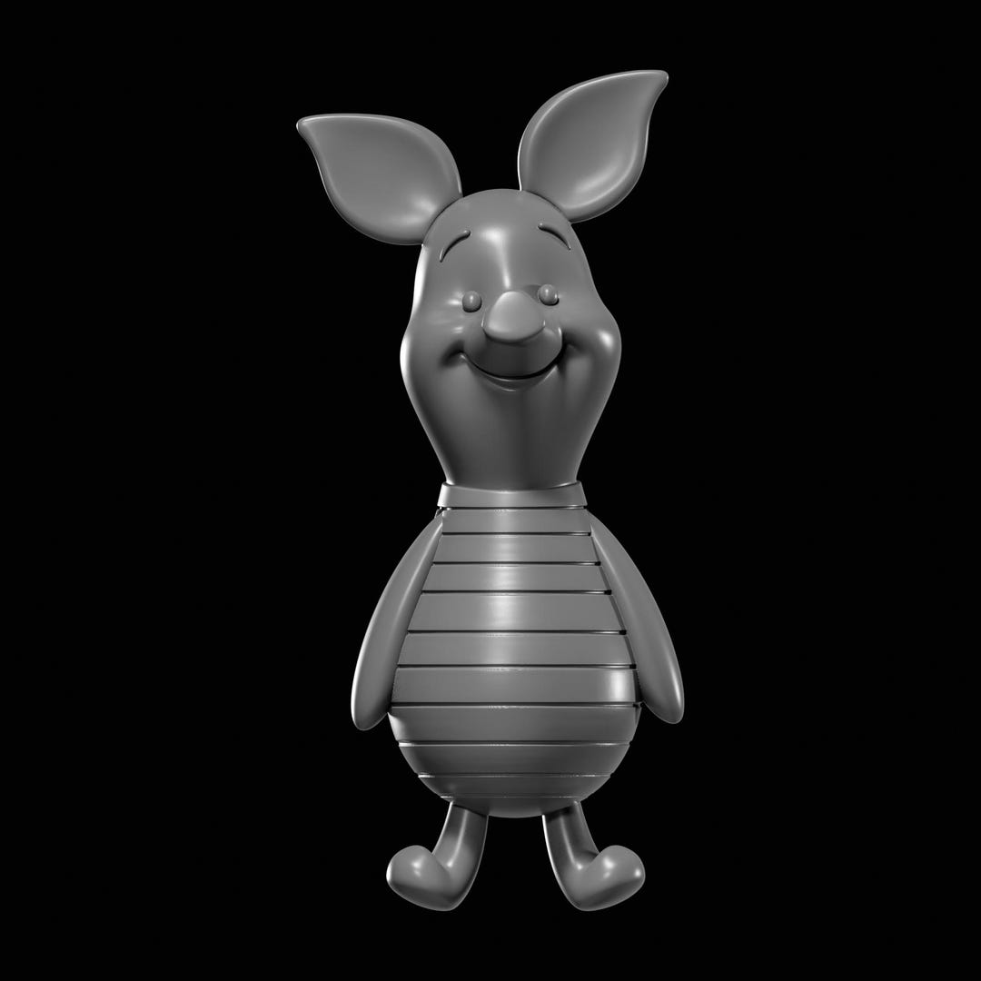 Piglet From Winnie the Pooh STL File for 3D Printing - Etsy