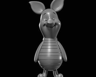 Piglet From Winnie The Pooh STL file for 3D Printing