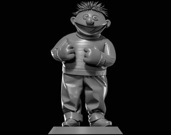 Ernie From Susame Street STL file for 3D Printing