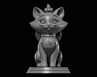 Marie Aristocats STL file for 3D Printing