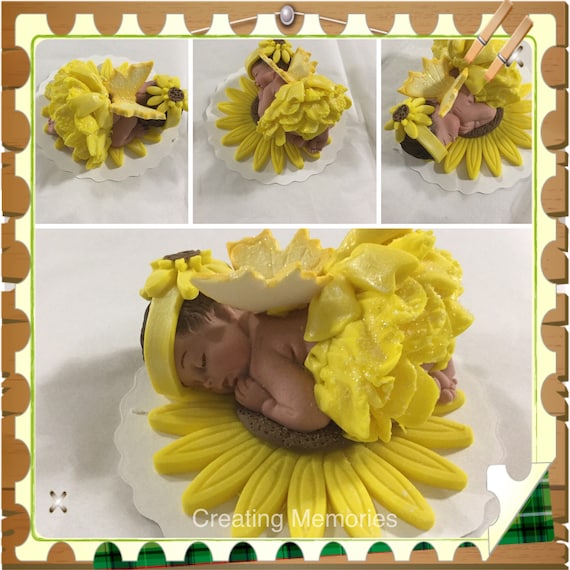 sunflower cake for baby shower