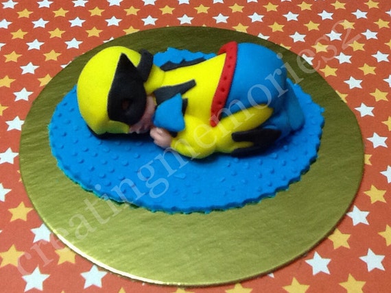 Figurines De Gateau Maison Personnalise Super Heros Birthday Cake Topper Et Ample Decoration Ensemble Paquet