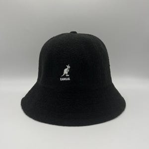 2Pcs Kangol Dome Bucket Hat, Unisex Hyuna Style Cap, Black/ Brown image 2