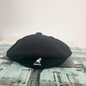 Kangol Pumpkin Beret, Breathable Mesh Classic Black Cap image 1