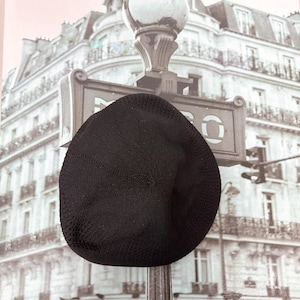 2Pcs Kangol Breathable Mesh Pumpkin & Classic Berets, Unisex Black Summer Hats image 8