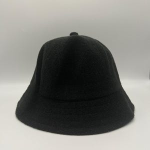 2Pcs Kangol Dome Bucket Hat, Unisex Hyuna Style Cap, Black/ Brown image 3