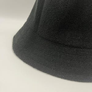 2Pcs Kangol Dome Bucket Hat, Unisex Hyuna Style Cap, Black/ Brown image 5