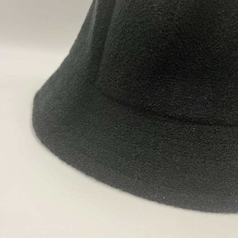 2Pcs Kangol Dome Bucket Hat, Unisex Hyuna Style Cap, Black/ Brown image 5