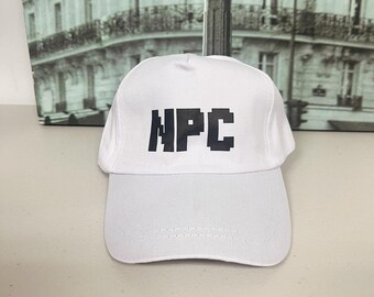 NPC Pixel Gamer Baseballkappe, verstellbare Gamermütze