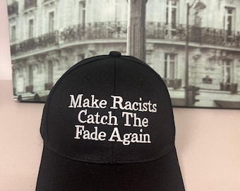Anti Trump MAGA Parodie Hut, Make Ratsisten Angst Wieder Unisex Gestickte Dad Hut