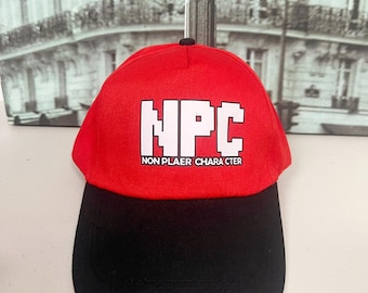 NPC Pixel Gamer Baseballkappe, verstellbare Gamermütze