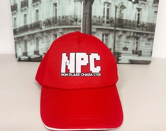 NPC Pixel Gamer Baseballkappe, verstellbare Gamermütze