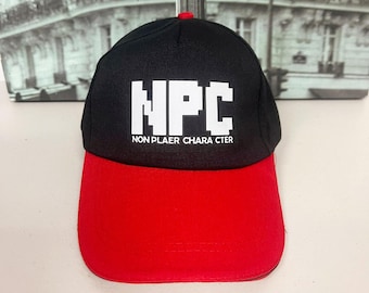 NPC Pixel Gamer Baseballkappe, verstellbare Gamermütze