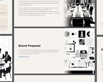 Brand Strategy Proposal Template | 60 Slide Business Presentation | Canva & PPT Proposal Deck for Creative Agencies, Freelance Designers