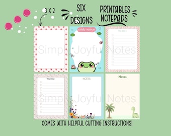 6 notatników do druku | Bardzo ważny notatnik | Zestaw notatników do druku