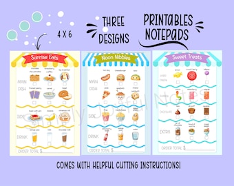 Cyfrowy notatnik do zabawy w udawanie | Wydrukowany notatnik do zabawy w udawanie