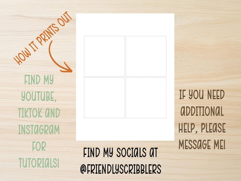 Canva Cut Lines Notepad Printable | Canva Template Notepads | Printable ...