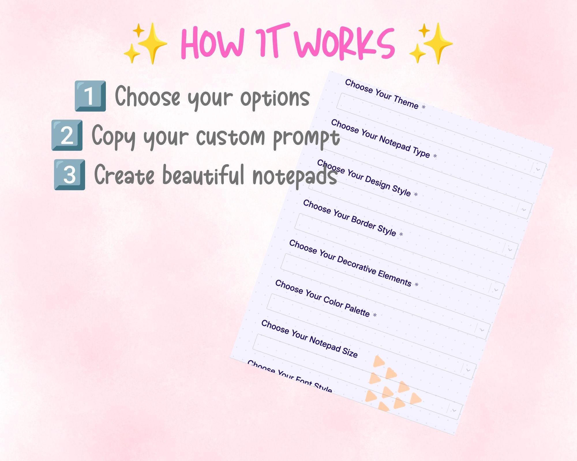 Notepad Design Prompt Generator | Design Prompt Template | Notepad ...