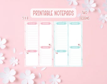 印刷可能なToDoリスト｜印刷可能なプランナーノート｜プランナーのダウンロード