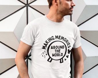 Epcot Making Memories SVG - World Showcase T-Shirt Cut File PNG Cricut File - Epcot Theme Park Vacation Shirt - WDW Mickey Memories