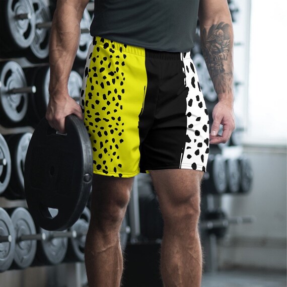 Neon Polka Dots \u0026 Stripe Men's Swim 