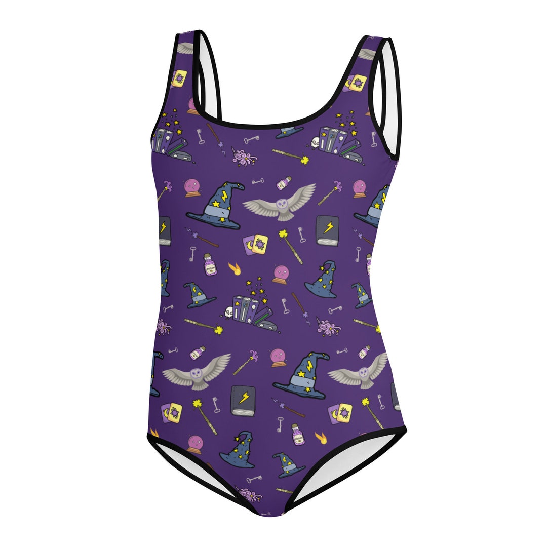 Magic Wizard Swimsuit Girls Sizes 820 Magic Wizard Wand, Potions