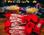 One Wish Willow Chocolate Bar Wrapper Obsession Horror Movie Cursed Monkey's Paw Gift, Halloween Party Favor, Scary Movie Night, kitkat