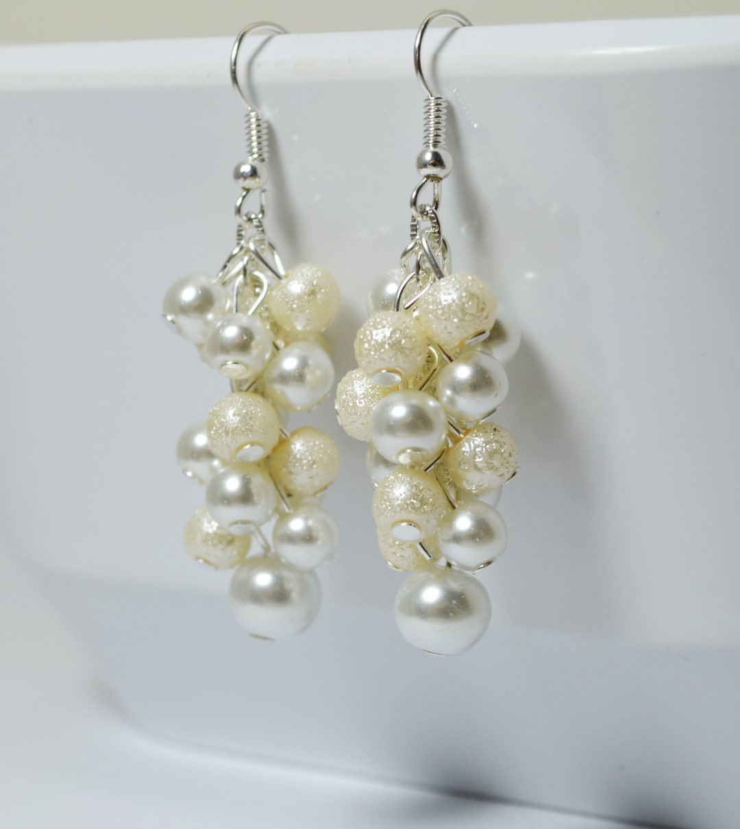 Gold Pearl Earrings Bridal Jewelry Wedding Earrings FAYETTE | EDEN LUXE  Bridal