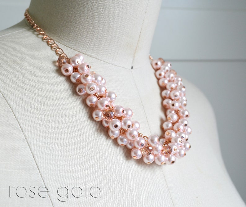 blush pearl necklace