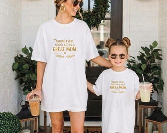 Mom Life Quote T-Shirt, Minimalist Typography Tee