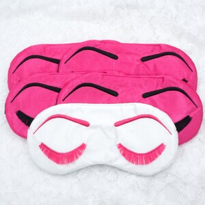 Holly Golightly sleep mask, Eyelashes sleep mask, Bridesmaid proposal gift, Slumber party favor, Gift for her, Mix and Match, CUSTOM COLORS