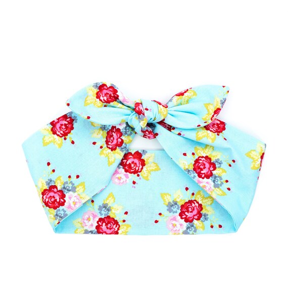 Top knot headscarf headband • NOSTALGIA Il_570xn
