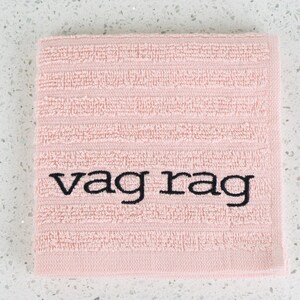 Bachelorette Naughty Gift, Cum Rag Washcloth, Vag Rag Washcloth, After Sex Towel, Gag Gifts for Bride, Couple Funny Gift vag rag • PINK