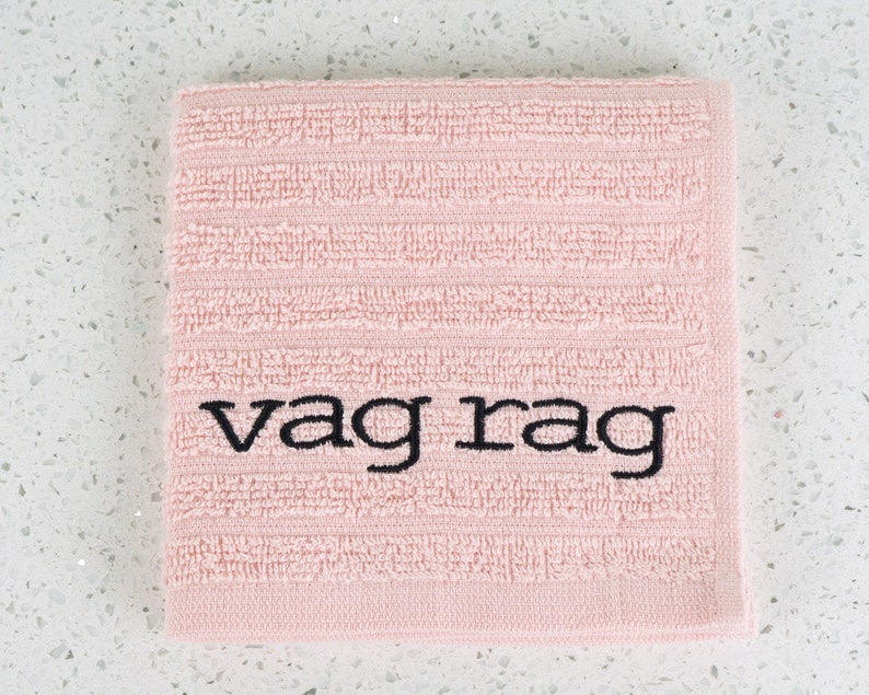 Bachelorette Naughty Gift, Cum Rag Washcloth, Vag Rag Washcloth, After Sex Towel, Gag Gifts for Bride, Couple Funny Gift vag rag • PINK