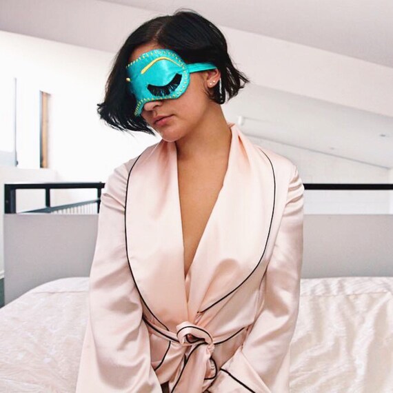 Breakfast at Tiffany's Sleep Mask, Holly Golightly Eye Mask, Eyelashes Sleeping Eye Mask, Bridesmaid Proposal Gift, Bachelorette Party Favor Il_570xn