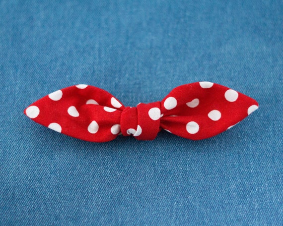 Christmas Red Polka Dots Headband, Rosie the Riveter Nylon Headband, Girl Power Halloween Costume, Red Polka Dots Baby Toddler Girl Headband Il_570xn