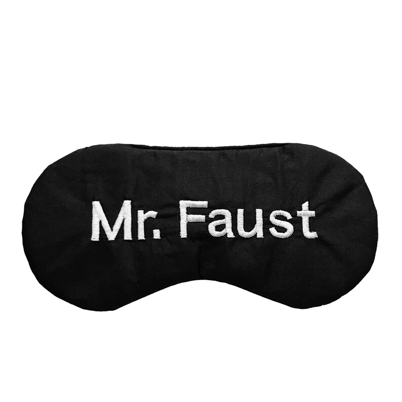 Personalized men natural silk sleep mask