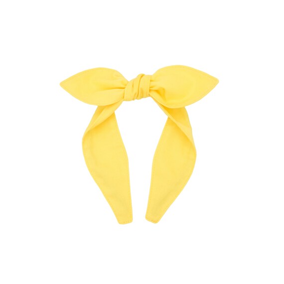 Top knot headband • BANANA YELLOW Il_570xn
