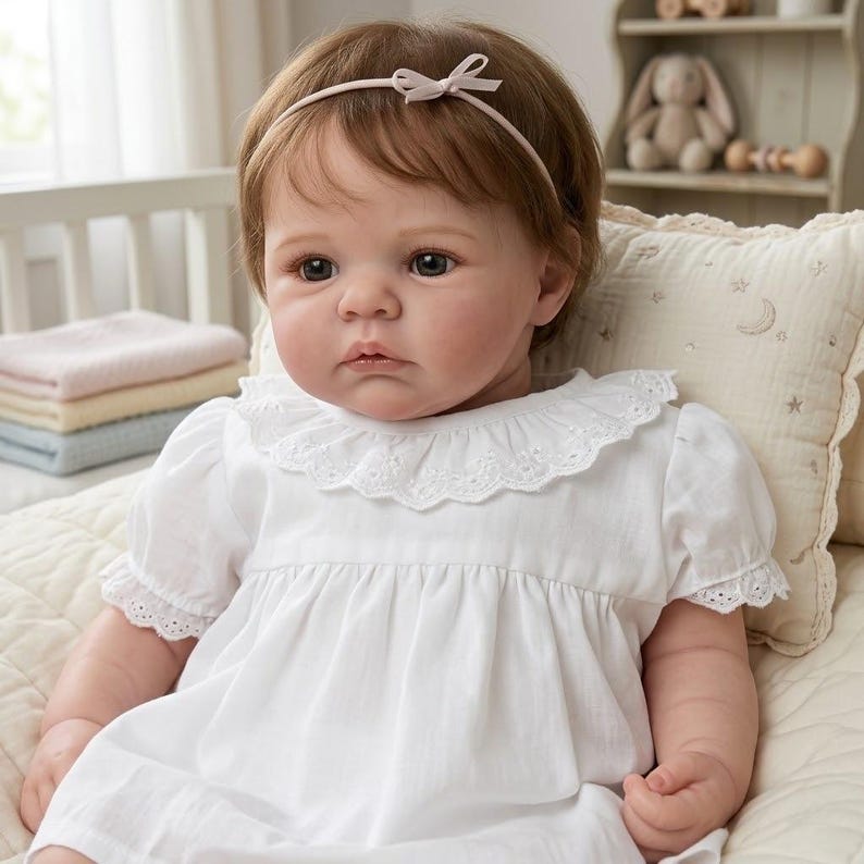Lifelike Reborn Baby Doll Girl | 18 Inch Full Body Silicone Vinyl Soft ...