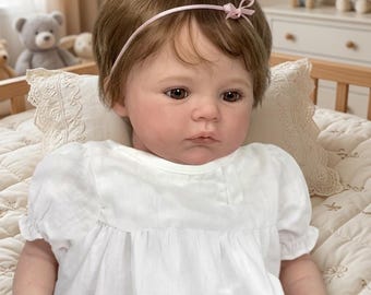 Lifelike Reborn Baby Doll Girl | 18 Inch Full Body Silicone Vinyl Soft Touch